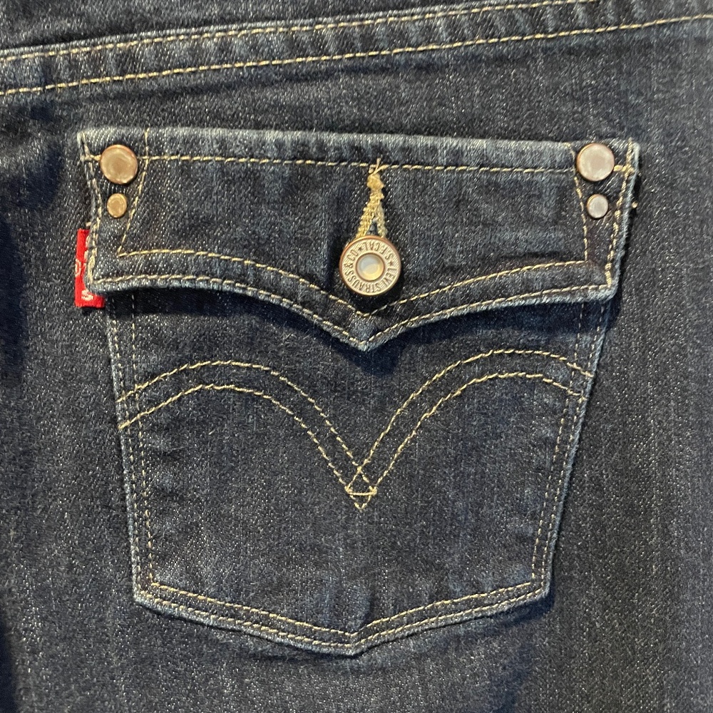 LEVI'S 526 Slender Boot Cut Mid Rise Blue Jeans | Size 4, Waist 27, Length 30